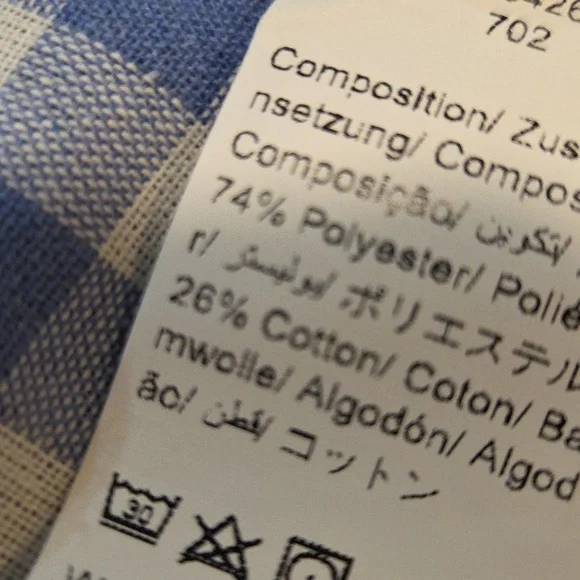 Emery Rose Gingham Button-Down Dress - Picture 12 of 12